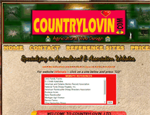 Tablet Screenshot of countrylovin.com